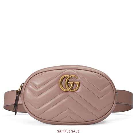 gucci calfskin matelasse gg marmont chain belt bag white|Gucci Marmont leather.